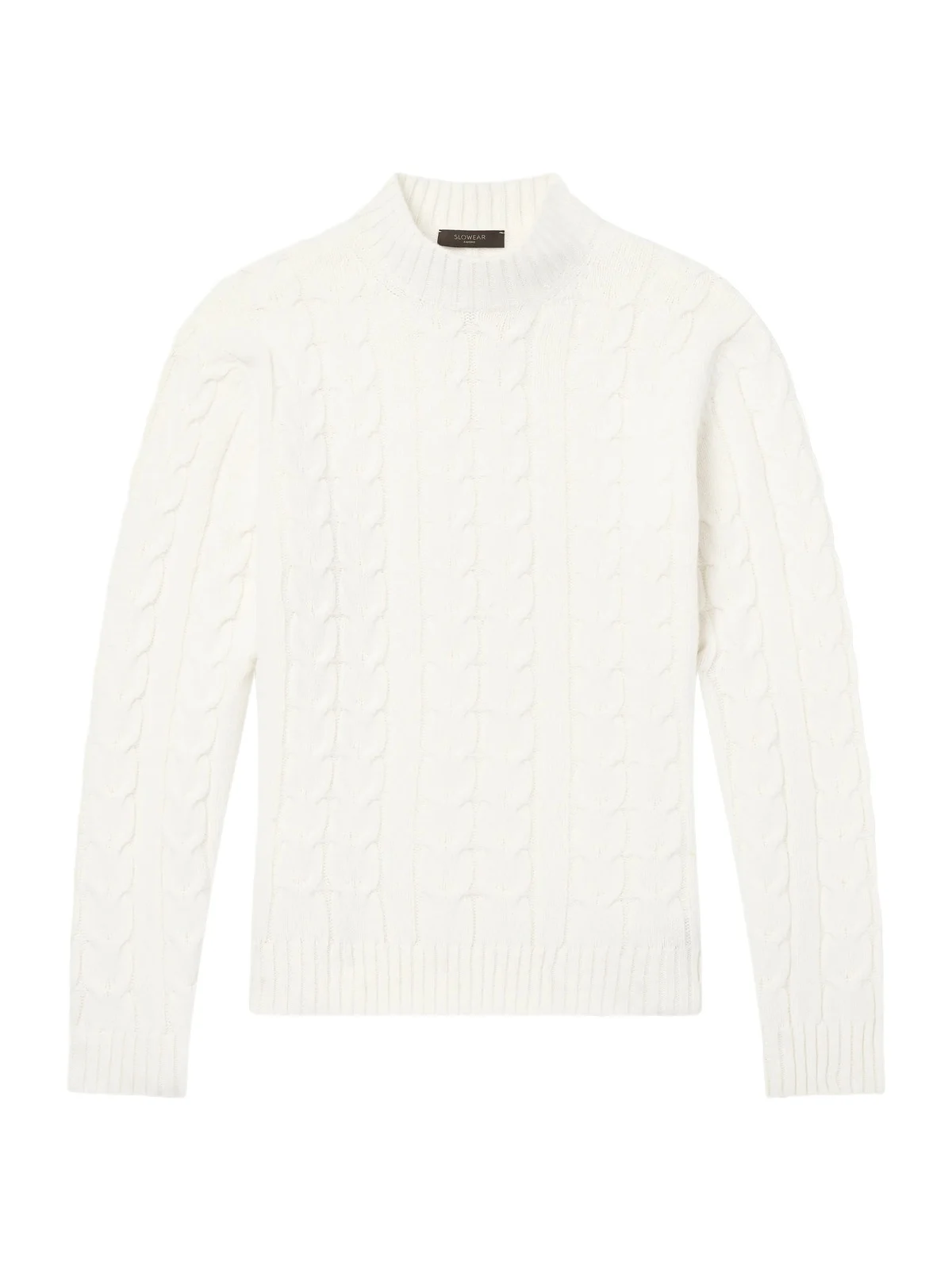 Slowear Zanone Slim-Fit Cable-Knit Virgin Wool Sweater - Men