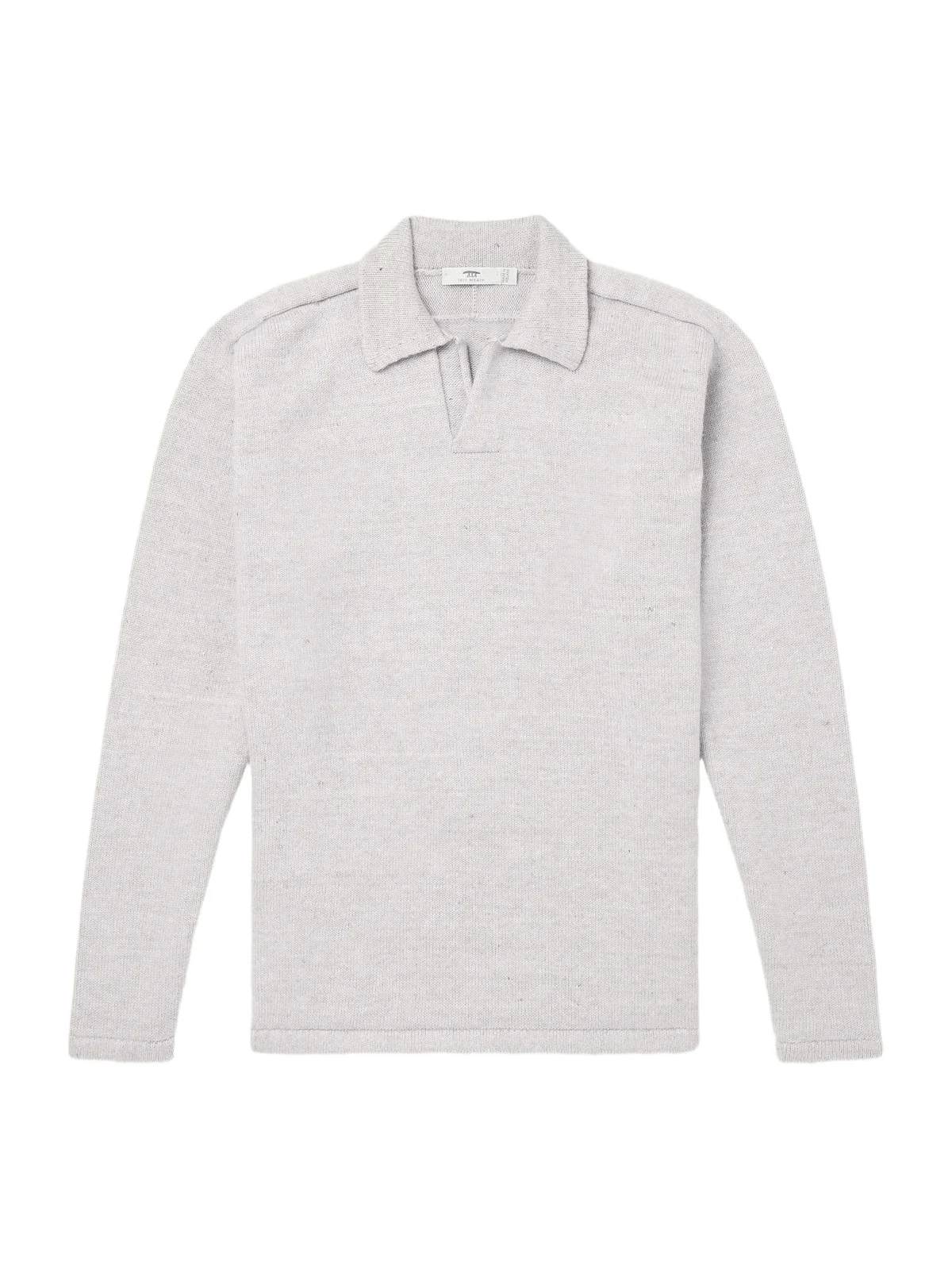 Inis Meáin Wool and Linen-Blend Polo Shirt - Men