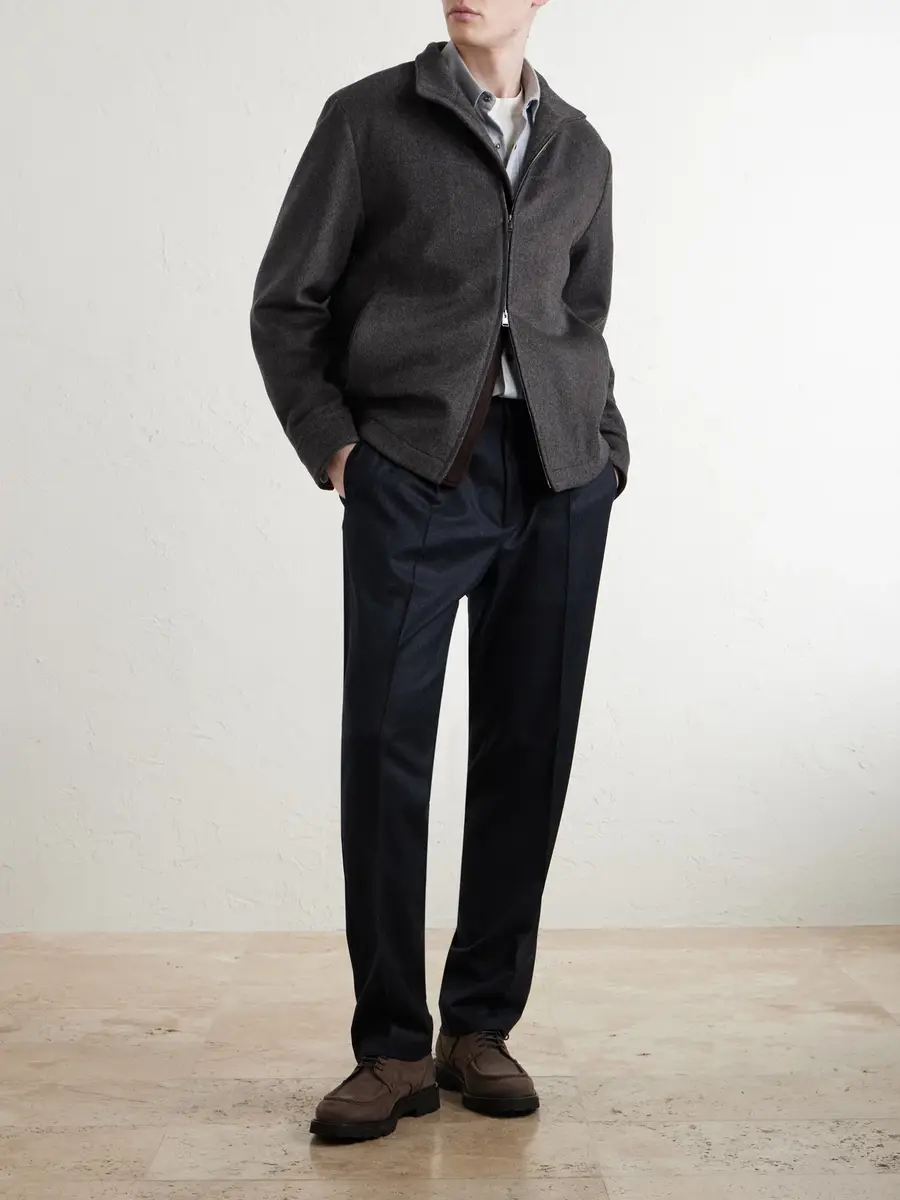 Canali Wool Blouson Jacket - Men | Thumbnail 2 Canali Wool Blouson Jacket - Men | Thumbnail 2