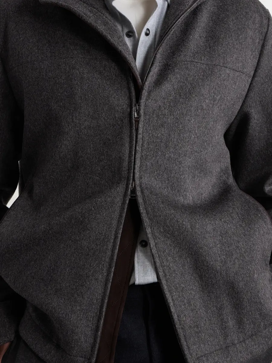 Canali Wool Blouson Jacket - Men | Thumbnail 5 Canali Wool Blouson Jacket - Men | Thumbnail 5