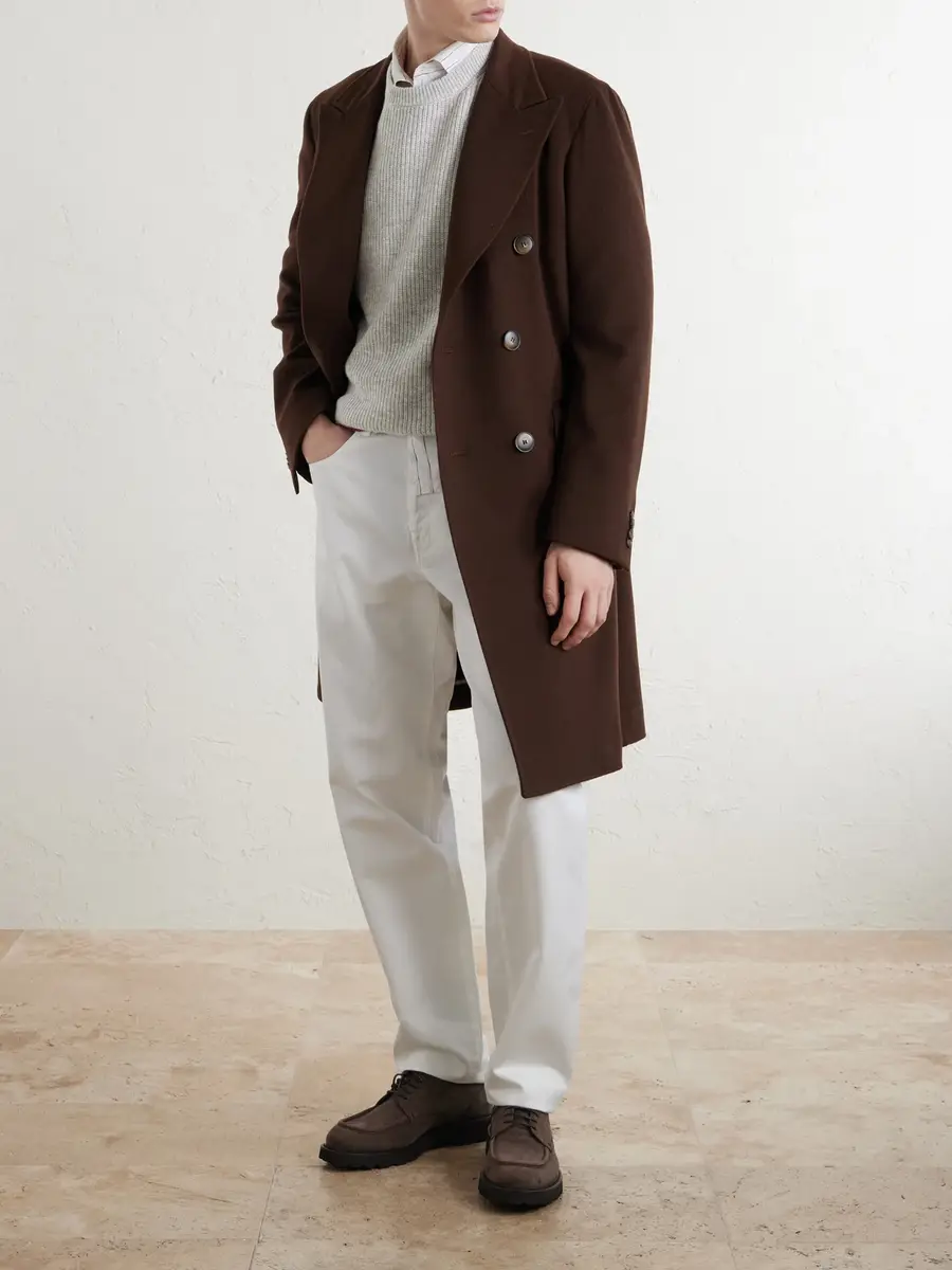 Canali Wool and Cashmere-Blend Sweater - Men | Thumbnail 2 Canali Wool and Cashmere-Blend Sweater - Men | Thumbnail 2