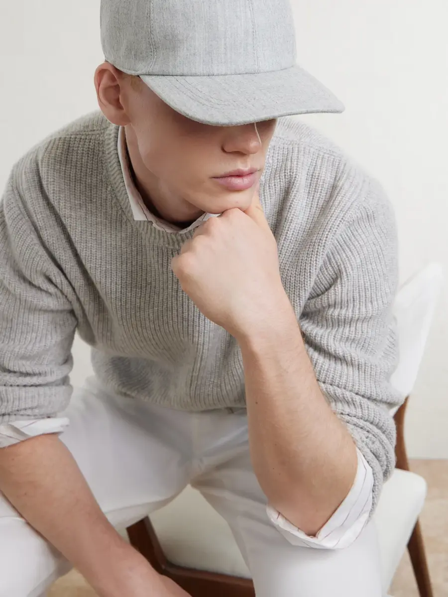 Canali Wool and Cashmere-Blend Sweater - Men | Thumbnail 5 Canali Wool and Cashmere-Blend Sweater - Men | Thumbnail 5