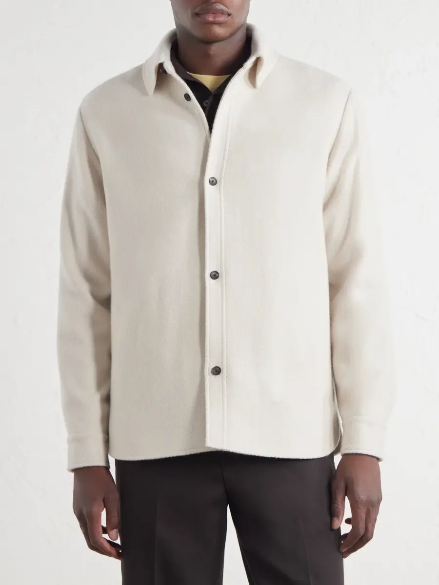 MR P. Herringbone Cashmere Overshirt - Men | Thumbnail 3 MR P. Herringbone Cashmere Overshirt - Men | Thumbnail 3