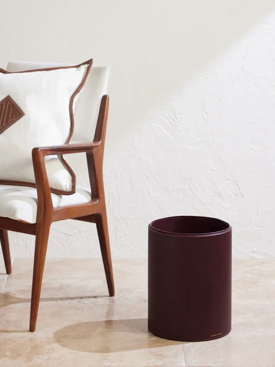 Ralph Lauren Home Brennan Leather Waste Bin - Men | Thumbnail 2