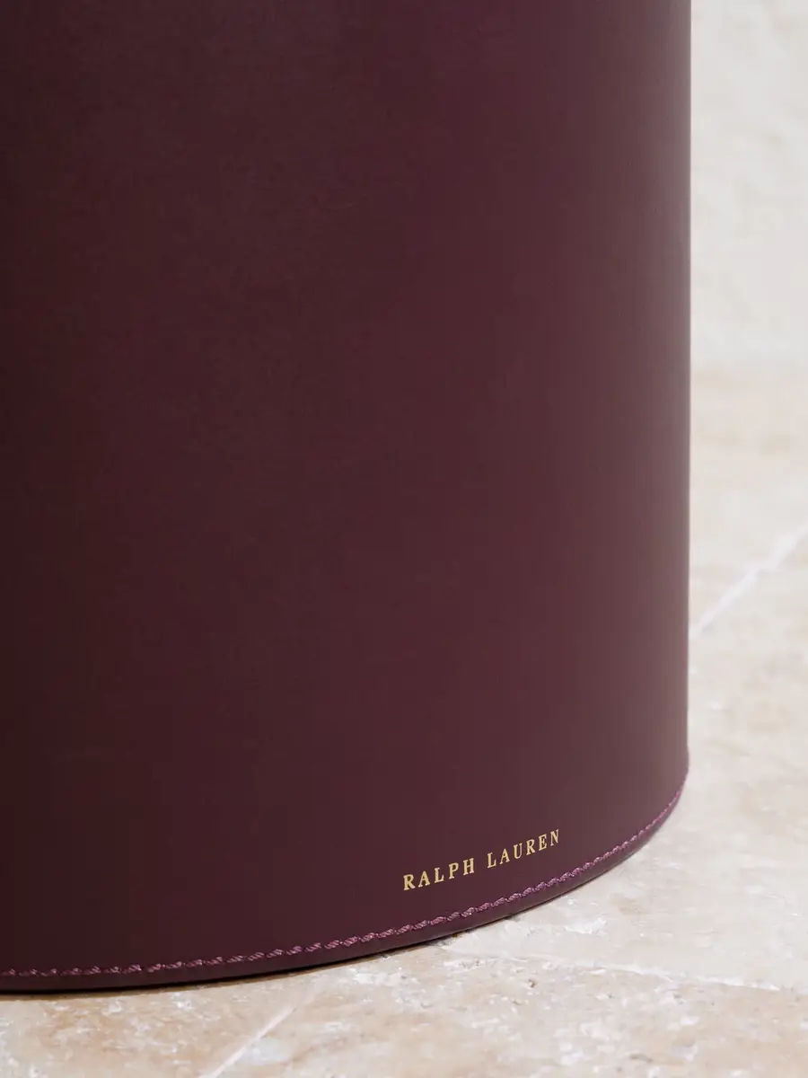 Ralph Lauren Home Brennan Leather Waste Bin - Men | Thumbnail 3