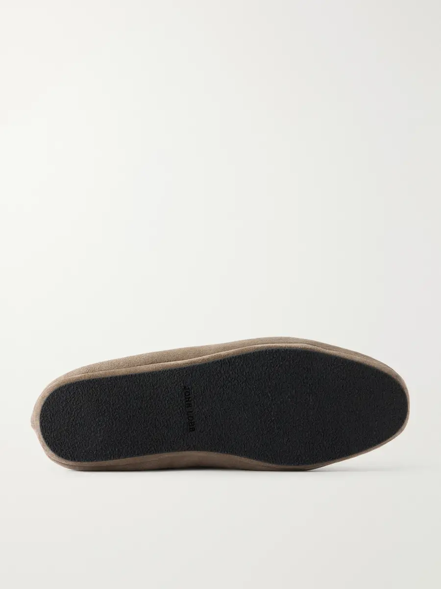 John Lobb Kingstone Suede Slippers - Men | Thumbnail 3