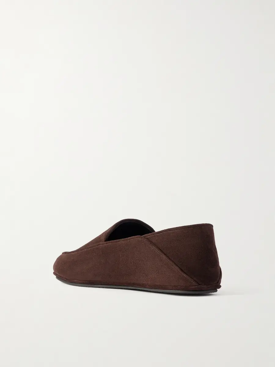 John Lobb Kingston II Collapsible-Heel Suede Loafers - Men | Thumbnail 4
