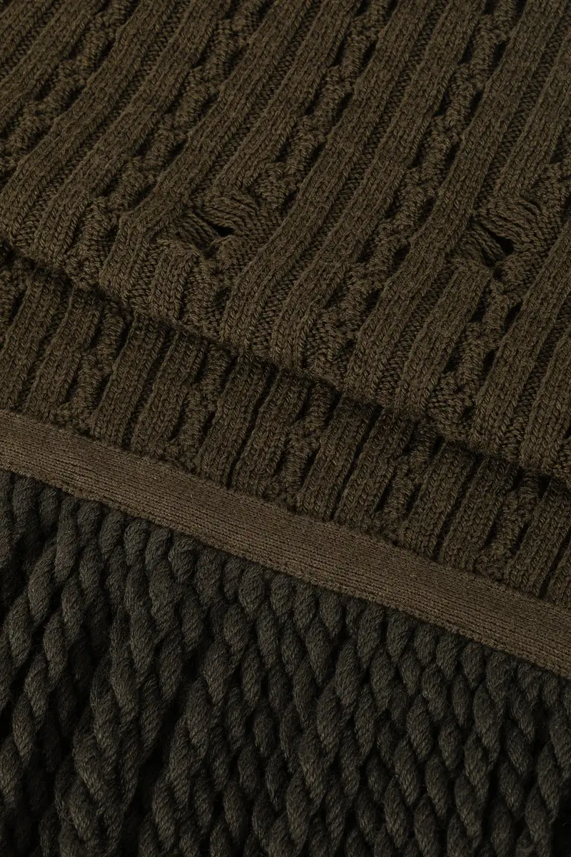 Roberto Cavalli Ribbed-Knit Wool Scarf | Thumbnail 2 Roberto Cavalli Ribbed-Knit Wool Scarf | Thumbnail 2