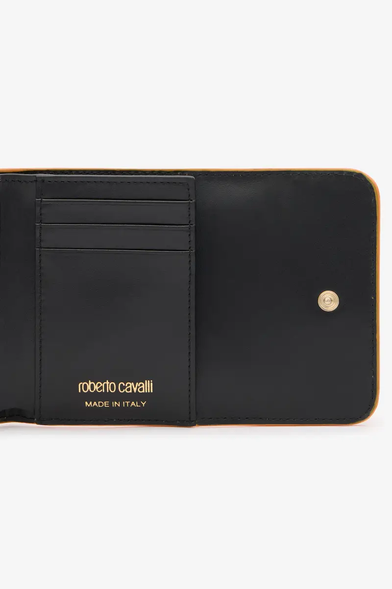 Roberto Cavalli Ostrich-Effect Flap Card Holder | Thumbnail 5 Roberto Cavalli Ostrich-Effect Flap Card Holder | Thumbnail 5