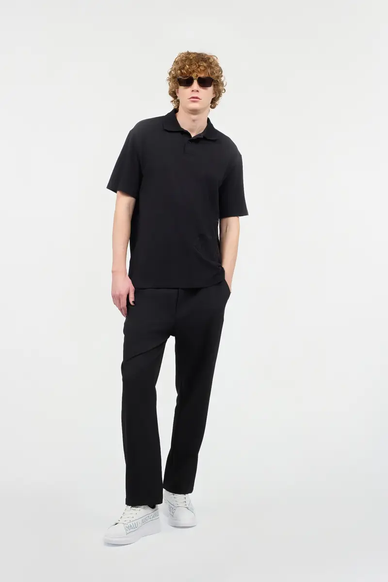 Roberto Cavalli Polo Shirt With Monogram And Lettering | Thumbnail 6 Roberto Cavalli Polo Shirt With Monogram And Lettering | Thumbnail 6