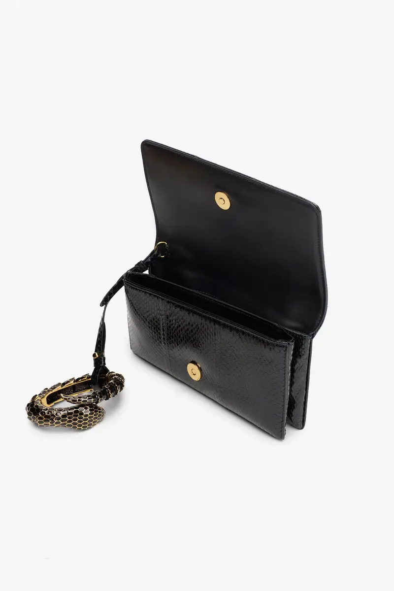 Roberto Cavalli Roar Pochette bag Black Leather | Thumbnail 5 Roberto Cavalli Roar Pochette bag Black Leather | Thumbnail 5