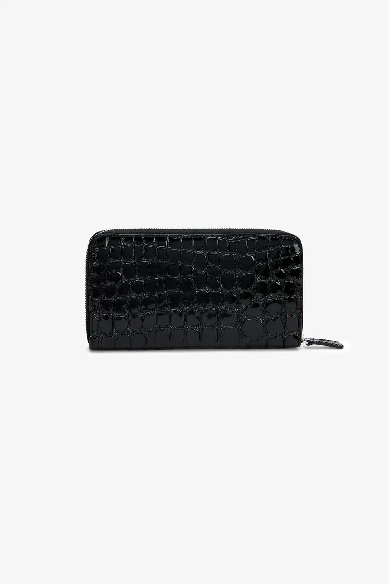 Roberto Cavalli Roar Leather Wallet With Zip | Thumbnail 2 Roberto Cavalli Roar Leather Wallet With Zip | Thumbnail 2