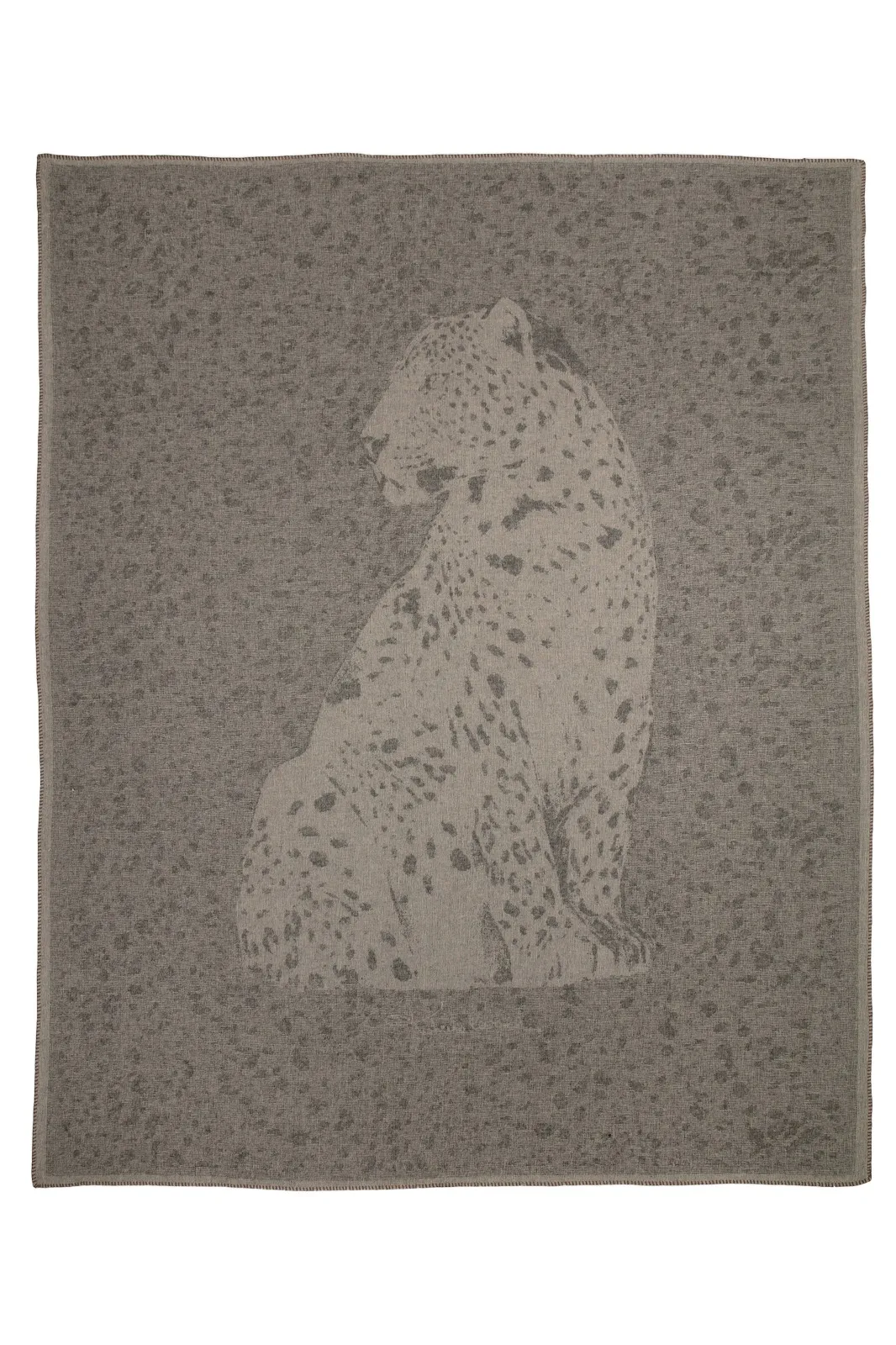Roberto Cavalli Printed Jacquard Plaid Big Cat