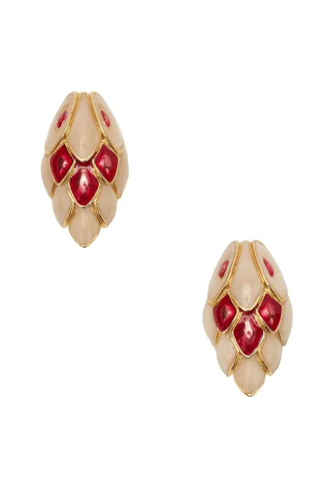 Roberto Cavalli Snake Clip-On Earrings