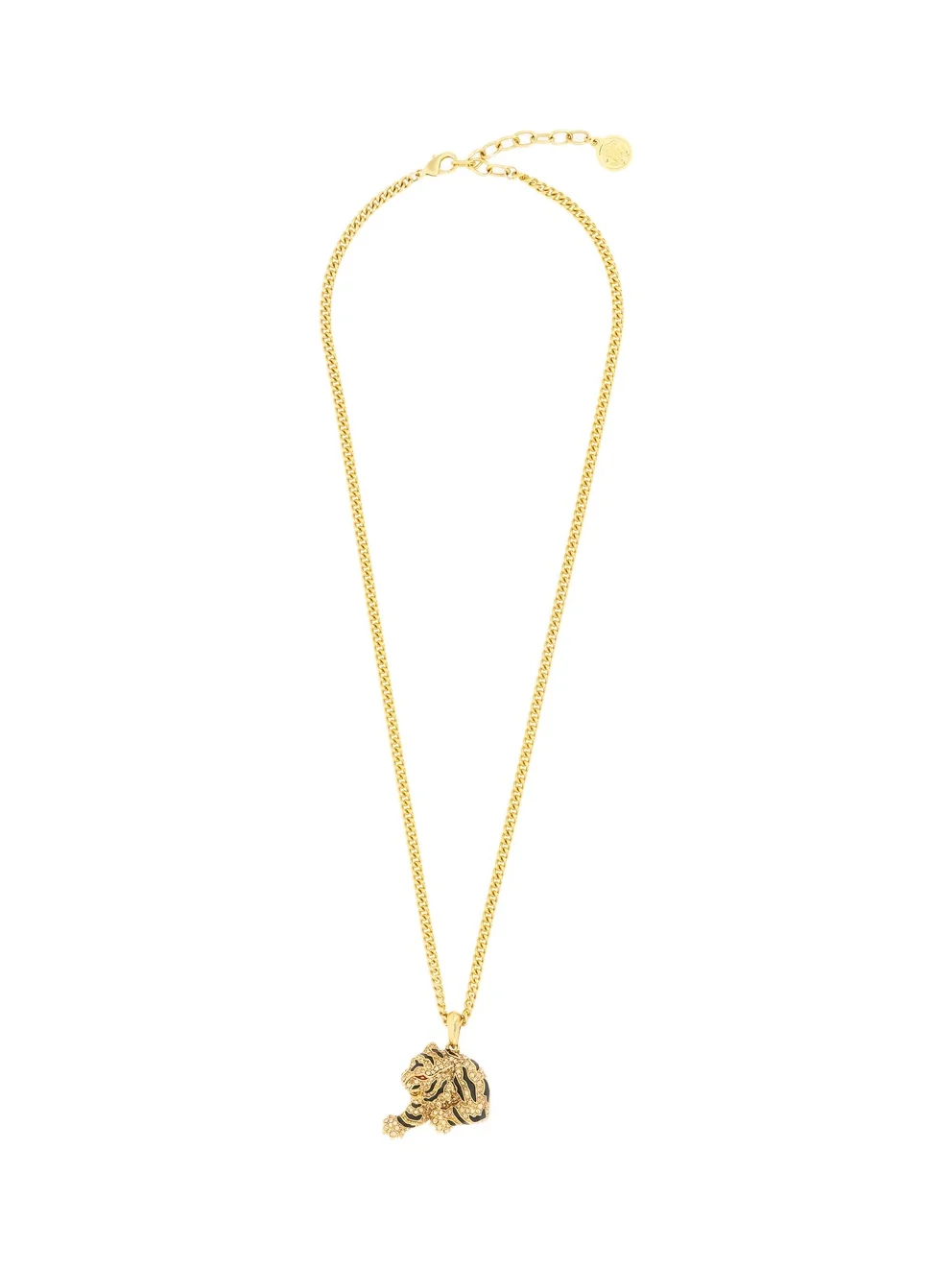 Gold Necklace with Tiger Pendant Gold Necklace with Tiger Pendant