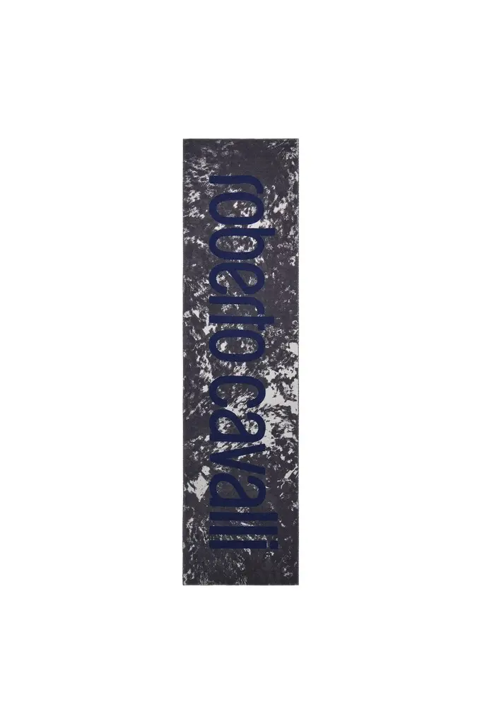 Roberto Cavalli Scarf with Appaloosa Print and Logo