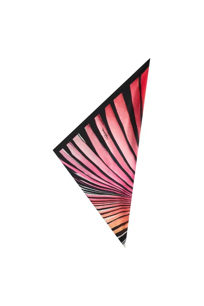 Roberto Cavalli Ray Of Paradise Print Silk Stole