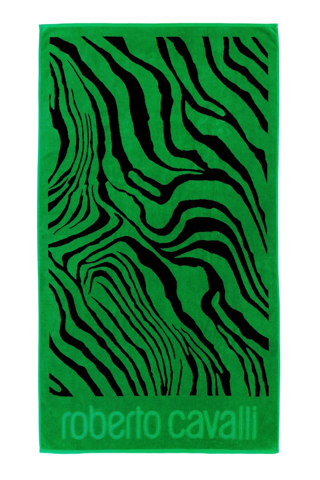 Roberto Cavalli Zebra 2000 Print Beach Towel