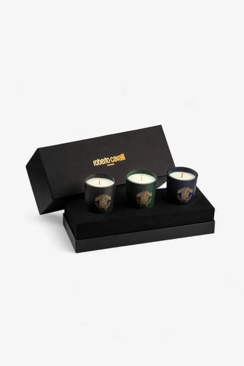 Roberto Cavalli Gold Jungle Set of Three Scented Candles 80 G | Thumbnail 2