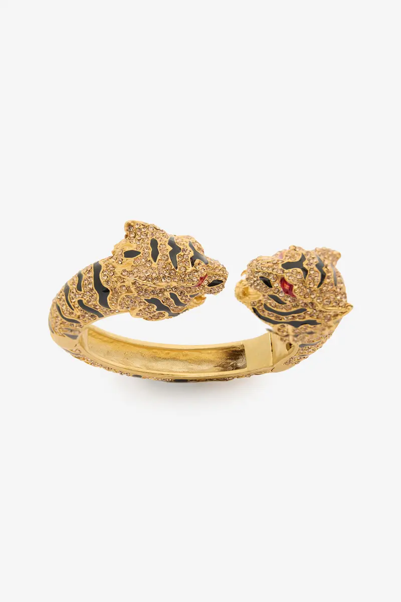 Roberto Cavalli Bangle With Tiger Heads | Thumbnail 4 Roberto Cavalli Bangle With Tiger Heads | Thumbnail 4