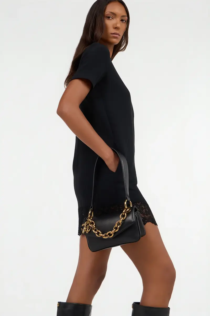 Roberto Cavalli Shoulder bag with chain in | Thumbnail 2 Roberto Cavalli Shoulder bag with chain in | Thumbnail 2