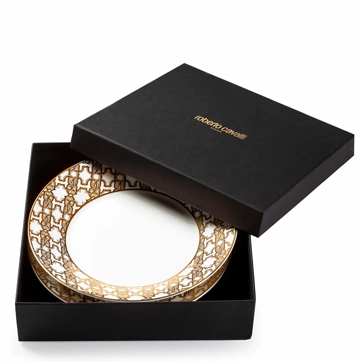 Roberto Cavalli Monogram Gold 2 Soup Plates | Thumbnail 4