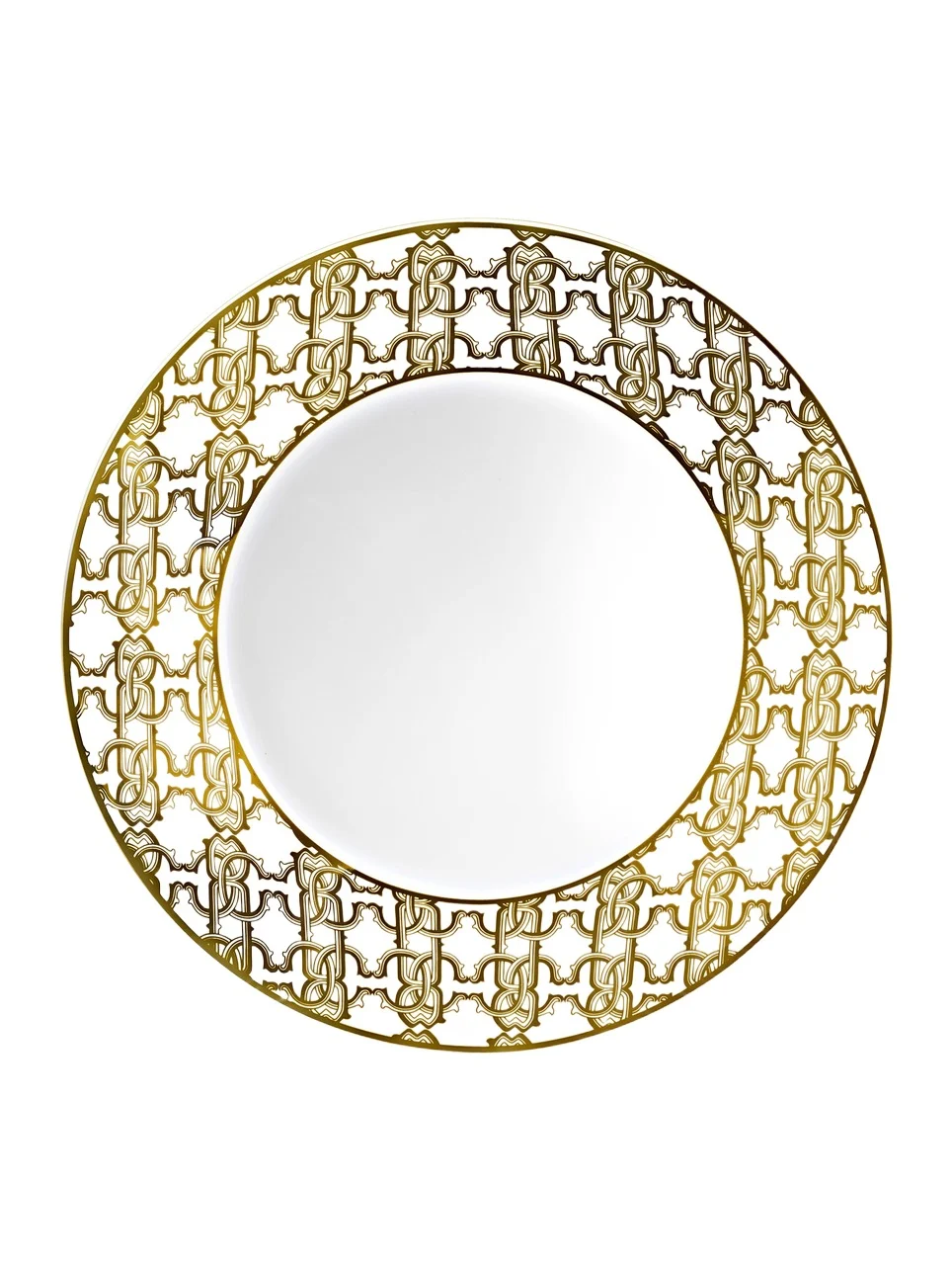 Roberto Cavalli Monogram Gold 2 Soup Plates