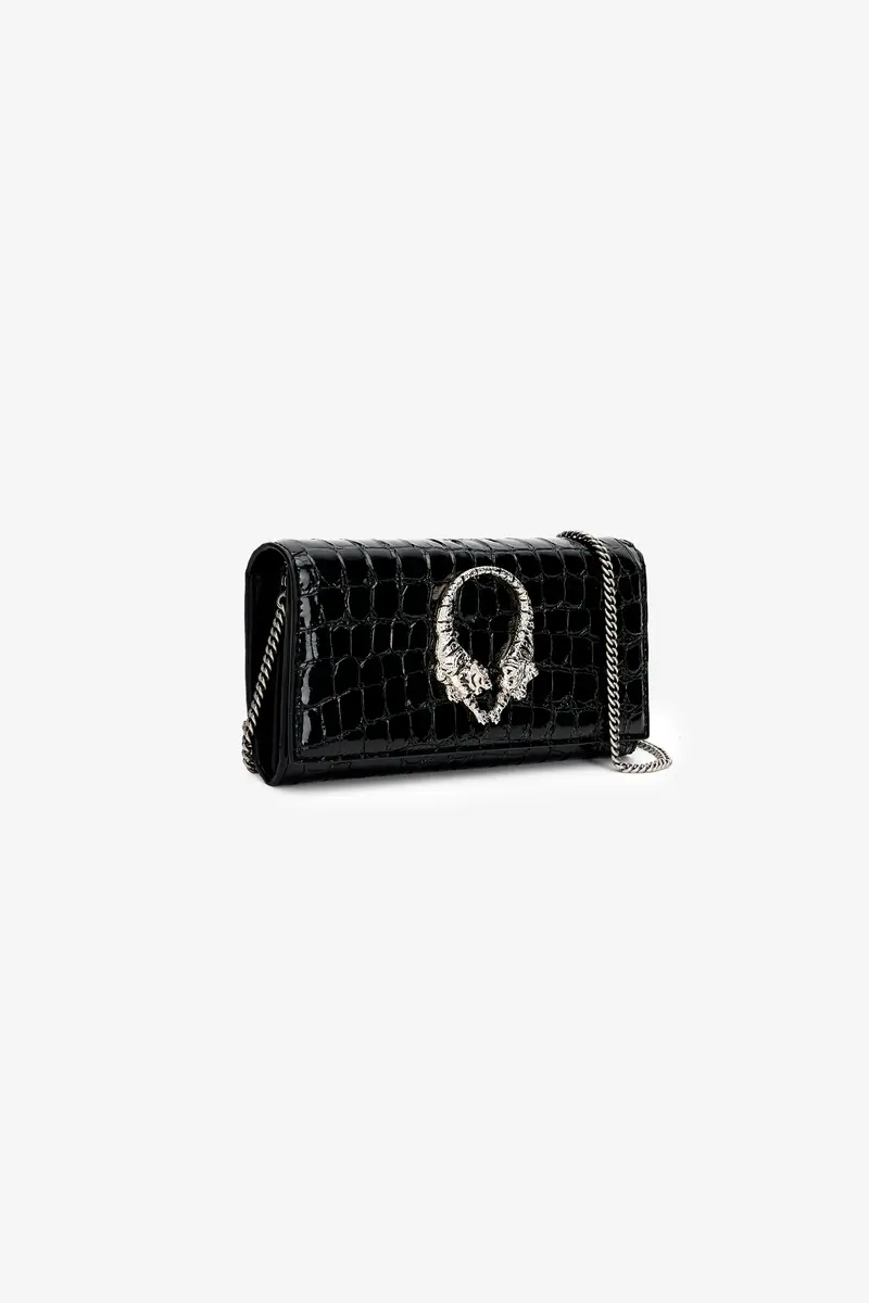 Roberto Cavalli Roar Leather Wallet With Chain | Thumbnail 3 Roberto Cavalli Roar Leather Wallet With Chain | Thumbnail 3