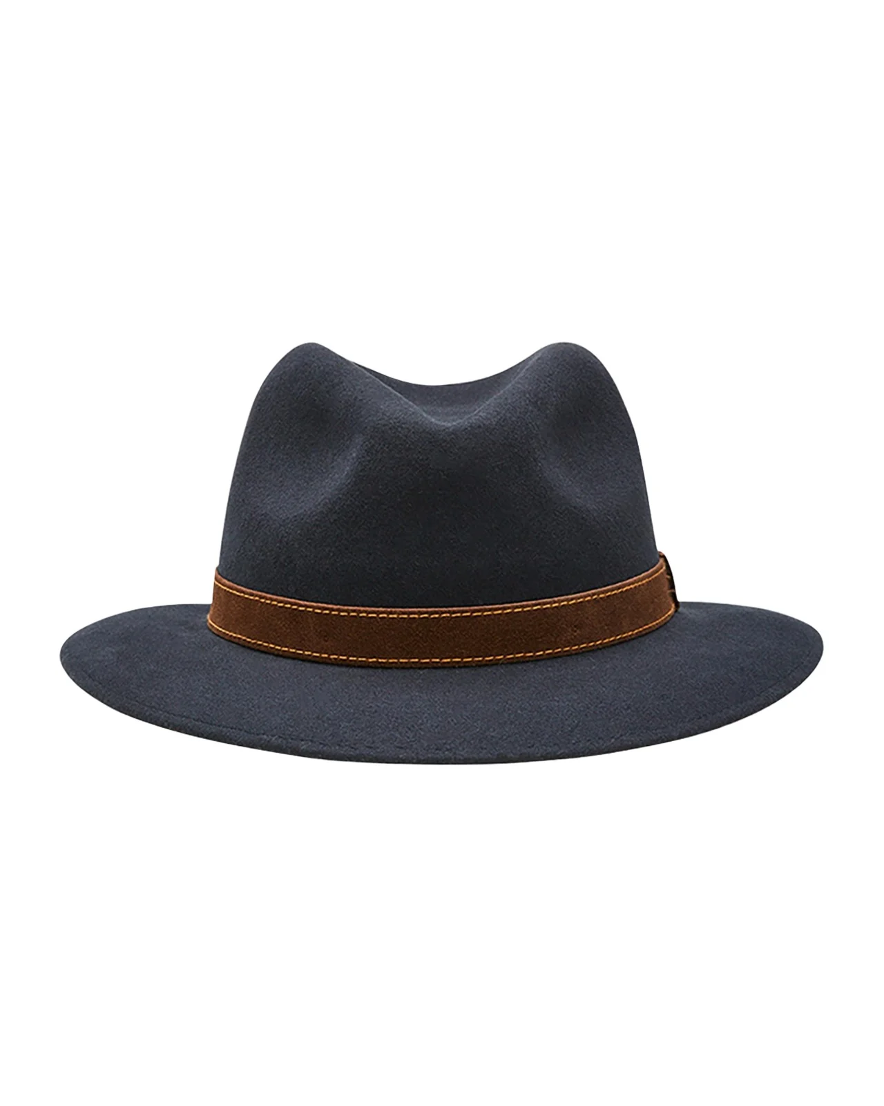 BORSALINO Men's Alessandria Leather-Band Wool Fedora Hat