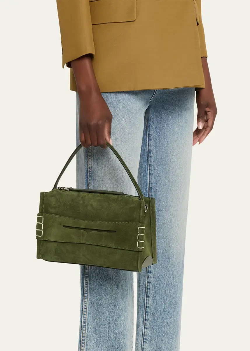 JW Anderson Loafer Suede Crossbody Bag | Thumbnail 2 JW Anderson Loafer Suede Crossbody Bag | Thumbnail 2