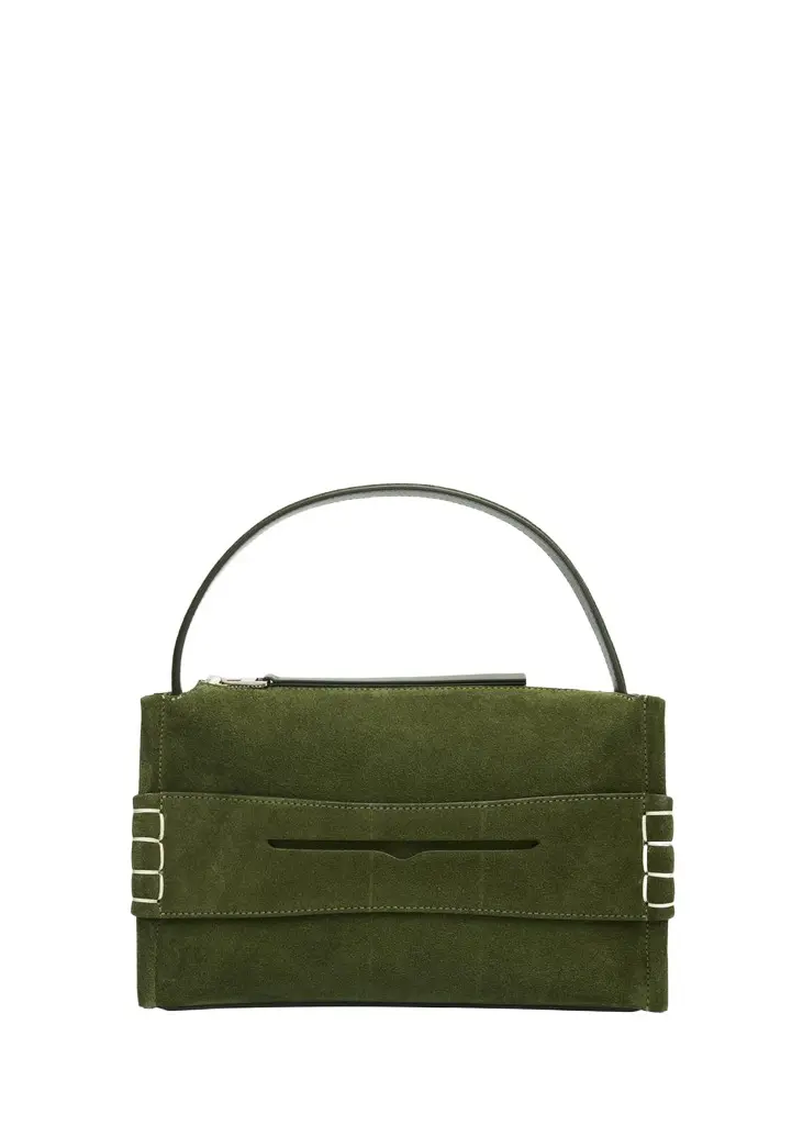 JW Anderson Loafer Suede Crossbody Bag