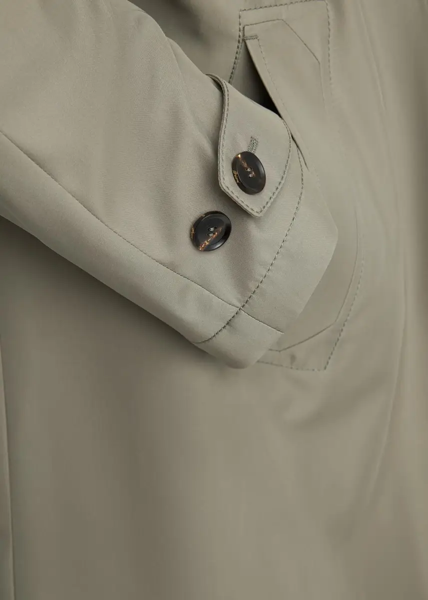 Brioni Men's Silk Cloud Button-Front Car Coat | Thumbnail 5 Brioni Men's Silk Cloud Button-Front Car Coat | Thumbnail 5