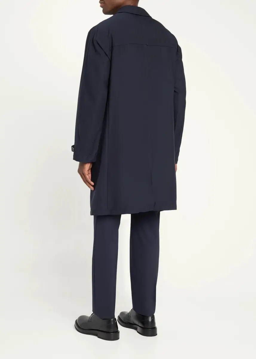 Brioni Men's Silk Cloud Button-Front Car Coat | Thumbnail 7 Brioni Men's Silk Cloud Button-Front Car Coat | Thumbnail 7