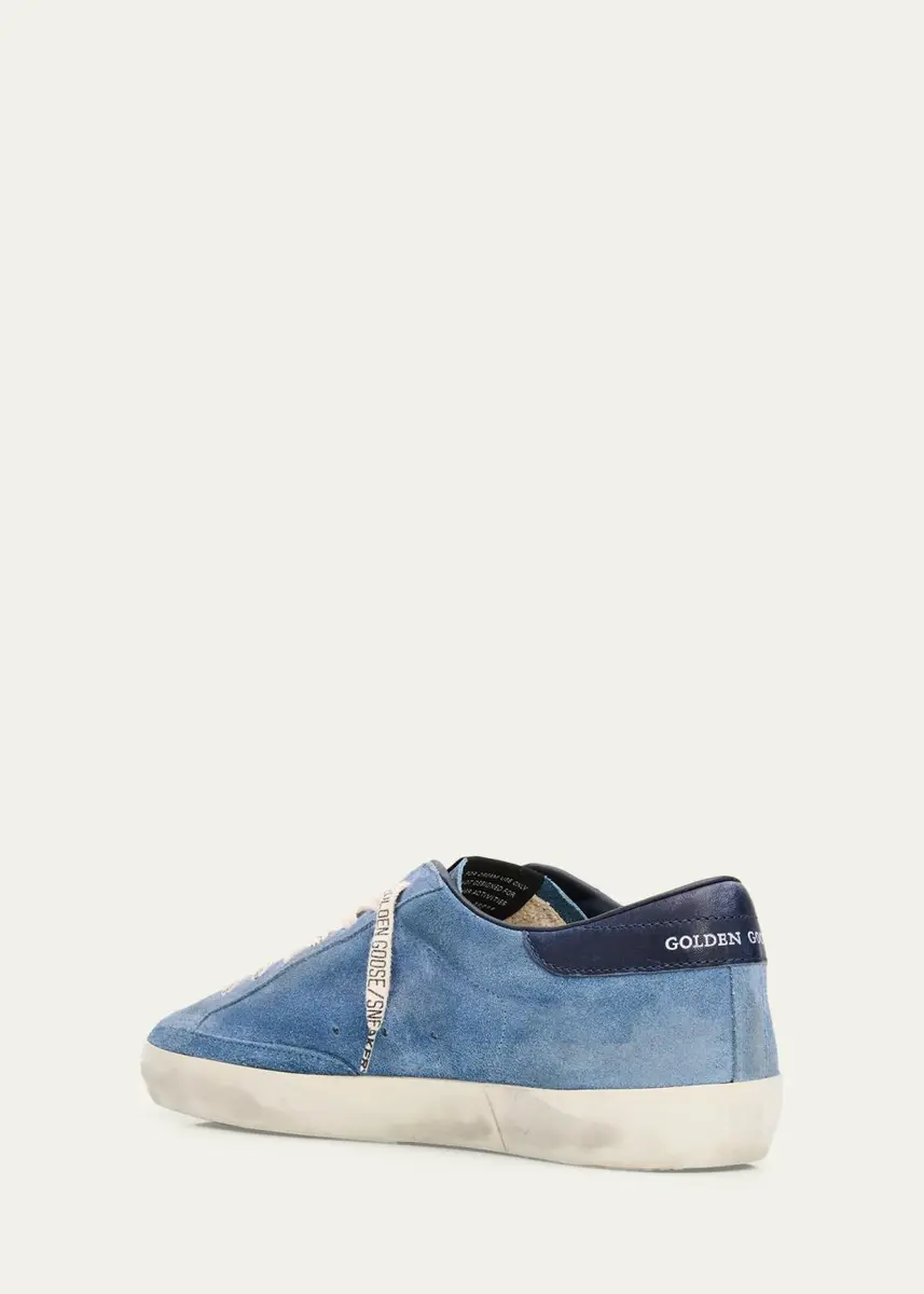 Golden Goose Men's Super-Star Suede Low-Top Sneakers | Thumbnail 2