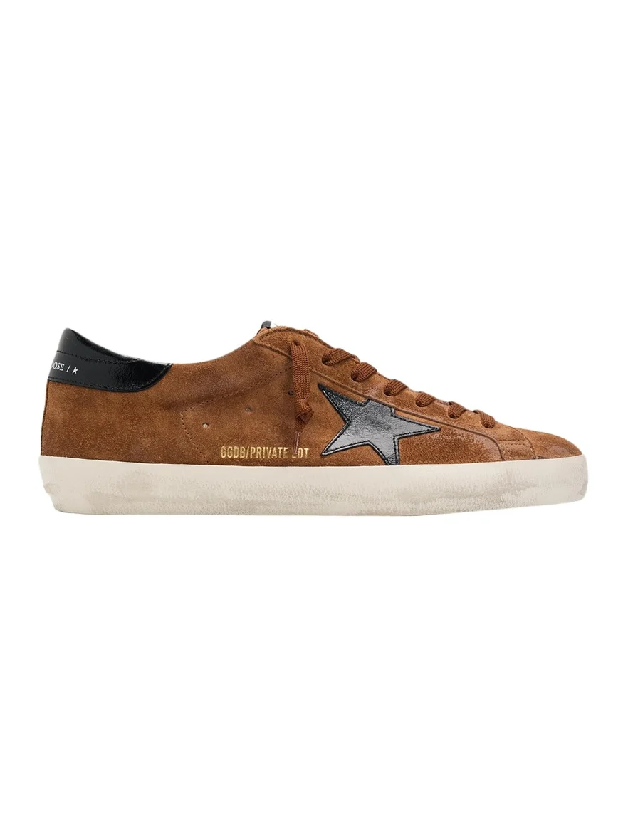 Golden Goose Men's Super-Star Suede Low-Top Sneakers