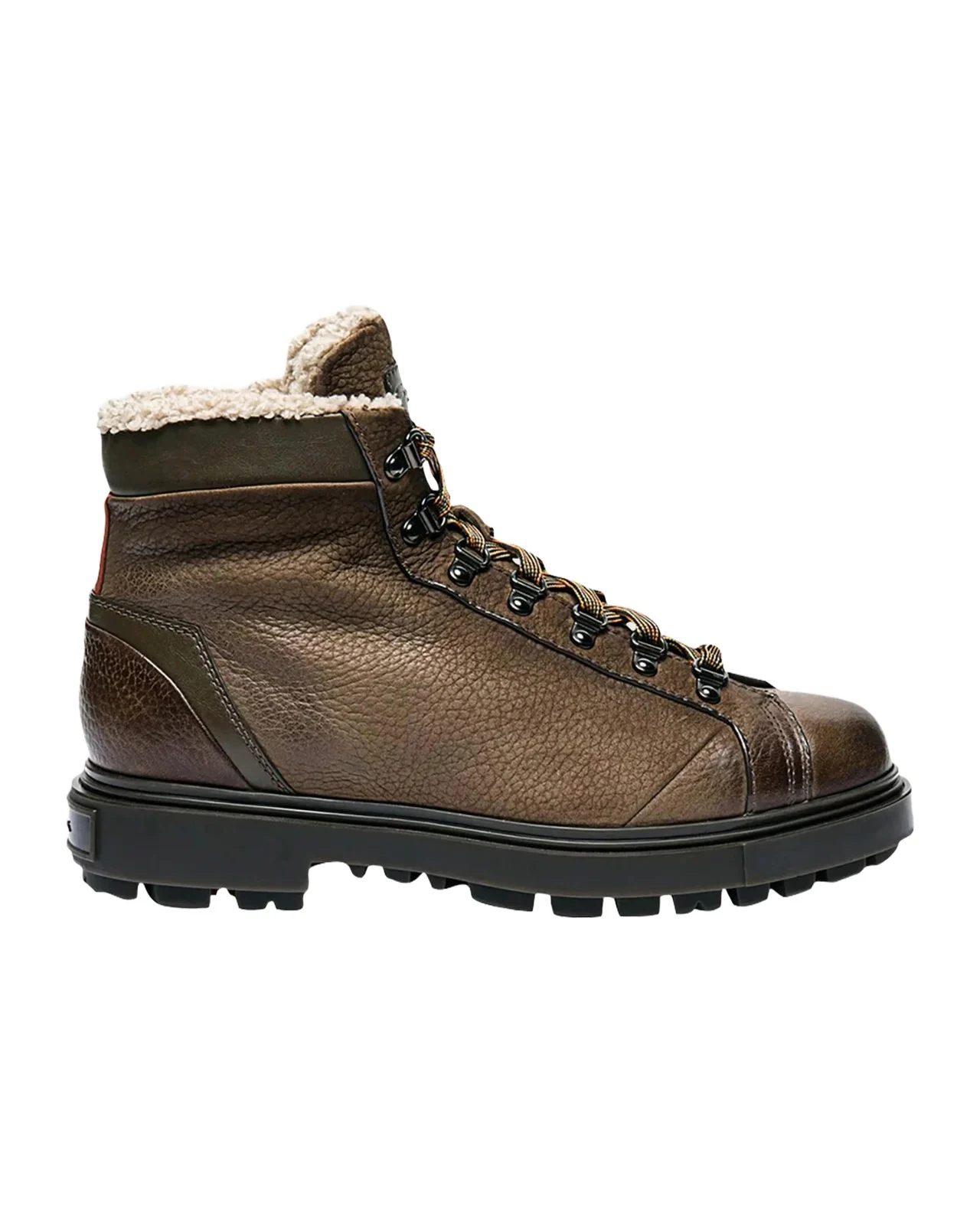 Men's Farah Shearling-Lined Leather Ankle Boots Men's Farah Shearling-Lined Leather Ankle Boots