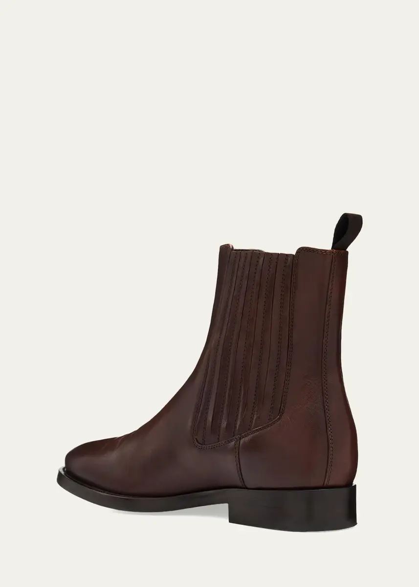 Brunello Cucinelli Men's Leather Chelsea Boots | Thumbnail 2 Brunello Cucinelli Men's Leather Chelsea Boots | Thumbnail 2