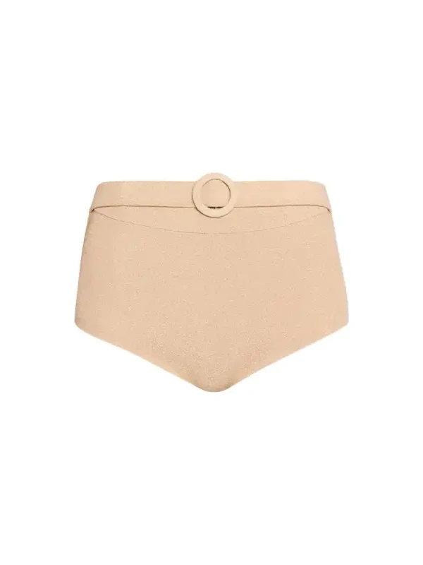 Ramy Brook Danice Metallic High-Waist Bikini Bottoms | Thumbnail 1 Ramy Brook Danice Metallic High-Waist Bikini Bottoms | Thumbnail 1