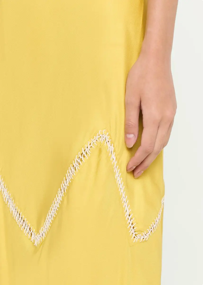 Diotima Orisha Lattice-Inset Silk Maxi Skirt | Thumbnail 5 Diotima Orisha Lattice-Inset Silk Maxi Skirt | Thumbnail 5