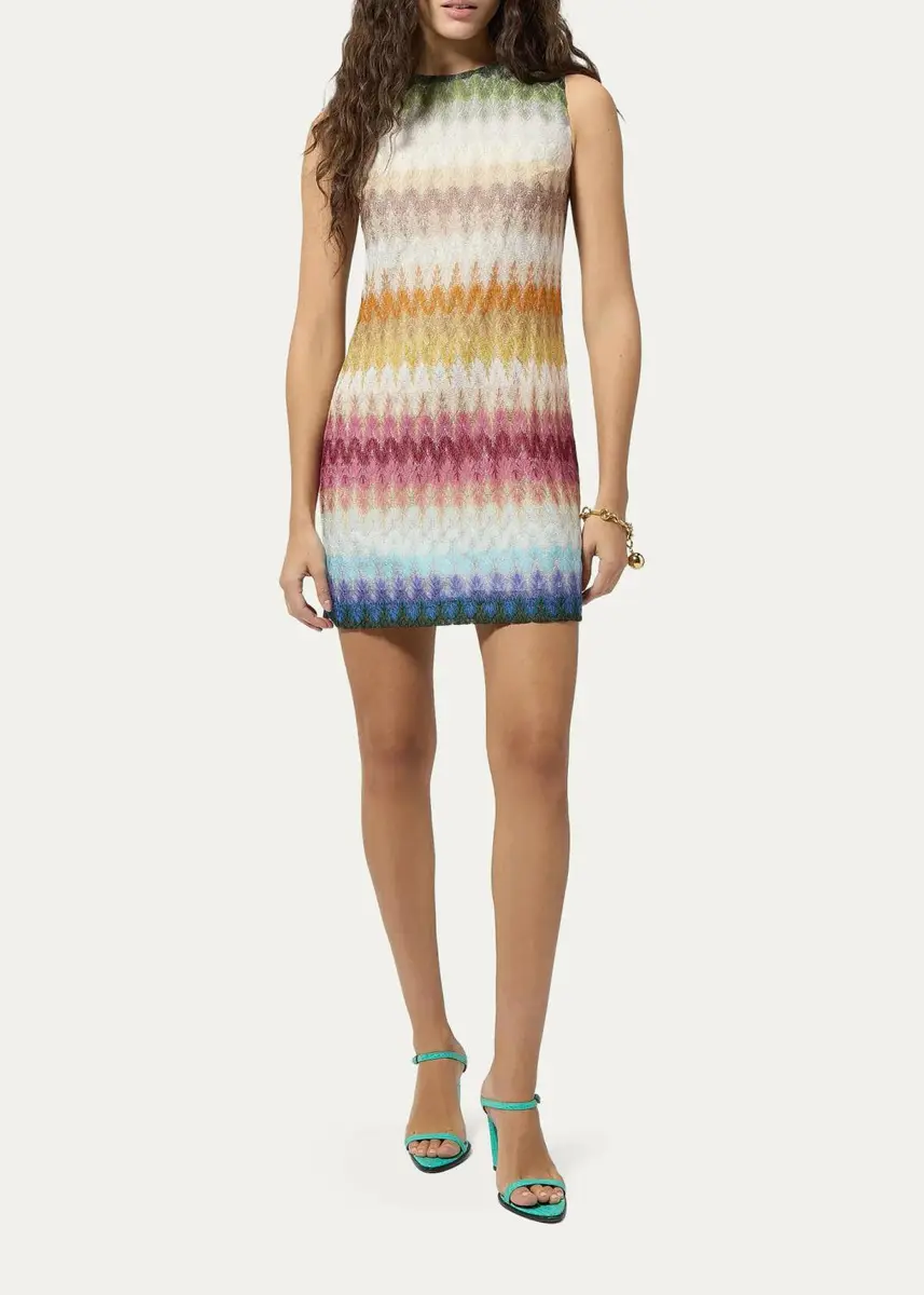 Missoni Degrade Raschel Knit Sleeveless Mini Dress | Thumbnail 2