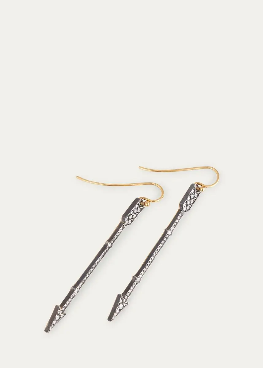 Arman Sarkisyan Diamond Arrow Earrings | Thumbnail 3