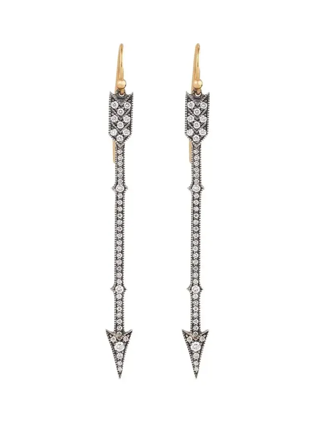 Arman Sarkisyan Diamond Arrow Earrings