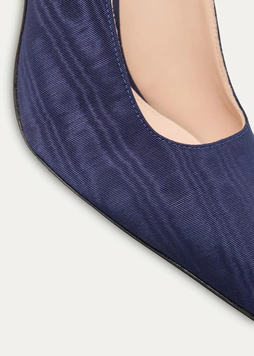 Stuart Weitzman 85mm Stassi Moire Slingback Pumps | Thumbnail 5 Stuart Weitzman 85mm Stassi Moire Slingback Pumps | Thumbnail 5