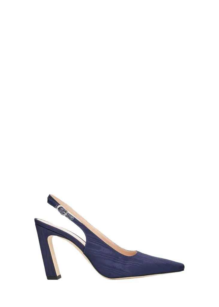 Stuart Weitzman 85mm Stassi Moire Slingback Pumps