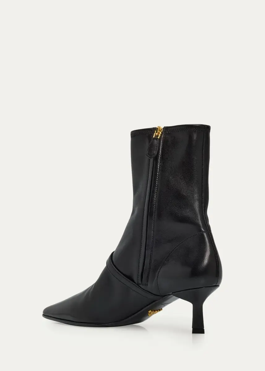 Prada 55mm Stivaletti Leather Ankle Booties | Thumbnail 4