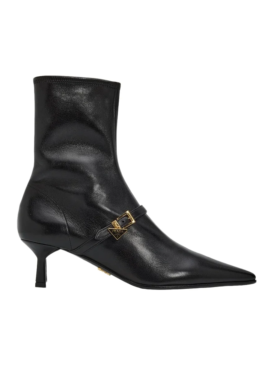 55mm Stivaletti Leather Ankle Booties 55mm Stivaletti Leather Ankle Booties
