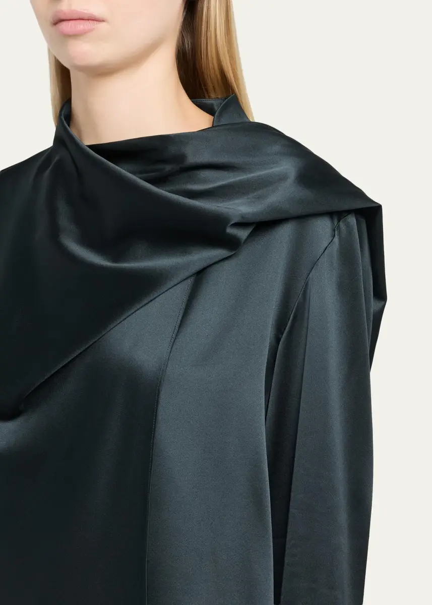 A.L.C. Nadine Draped Silk Scarf Top | Thumbnail 5 A.L.C. Nadine Draped Silk Scarf Top | Thumbnail 5