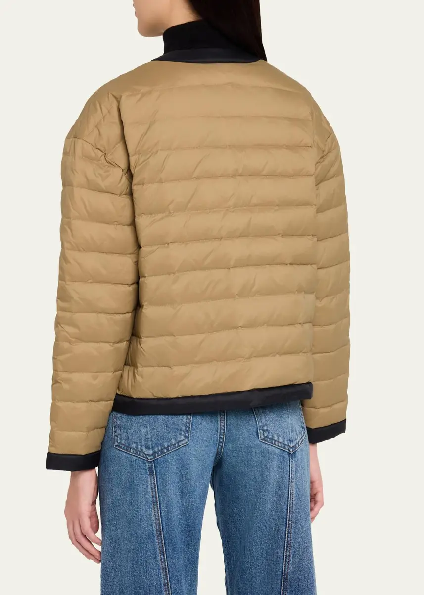Veronica Beard Pearson Quilted Button-Front Jacket | Thumbnail 3