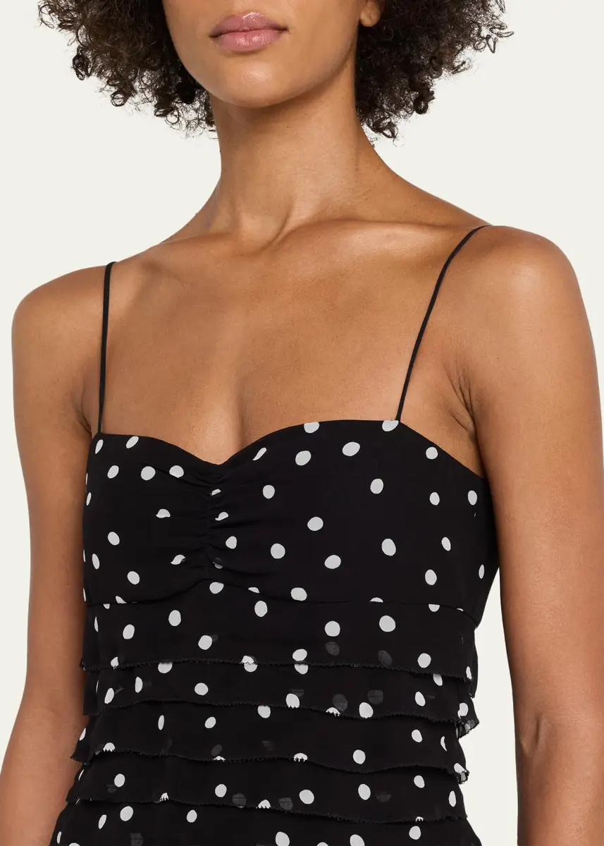 Saloni Niki Polka Dot Maxi Dress | Thumbnail 5
