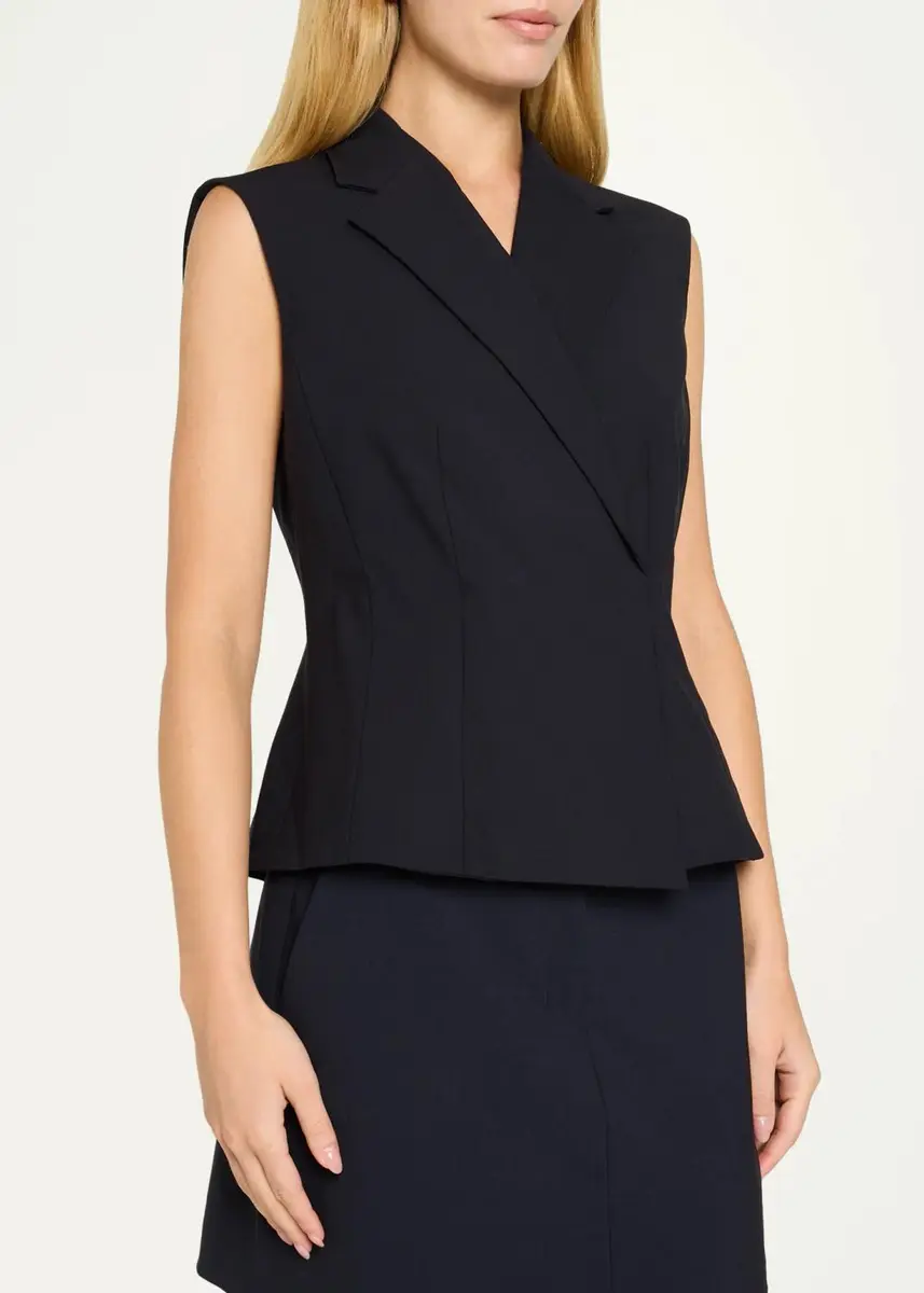 Theory Hourglass Asymmetric Vest | Thumbnail 4 Theory Hourglass Asymmetric Vest | Thumbnail 4